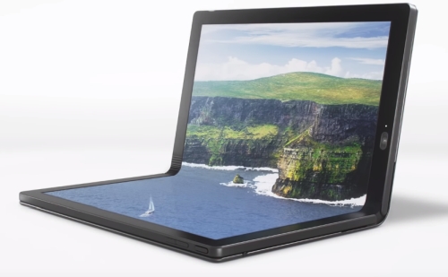 A világ első hajlítható kijelzős laptopját mutatta be a Lenovo
