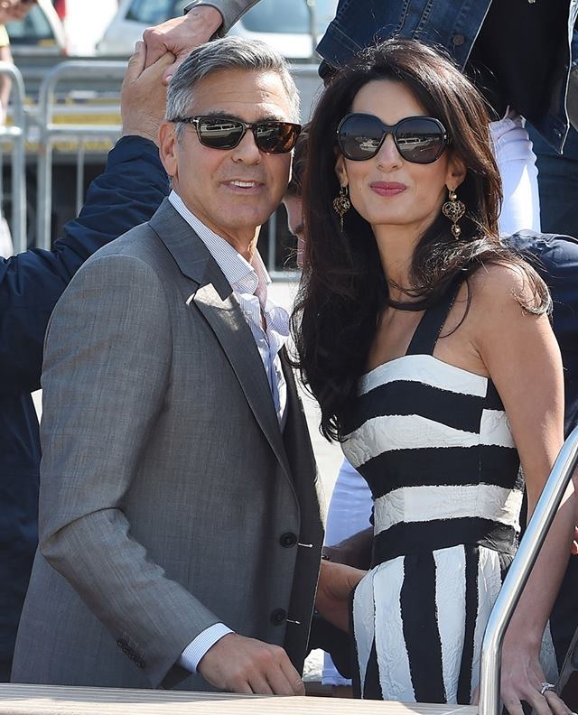 George és Amal Clooney