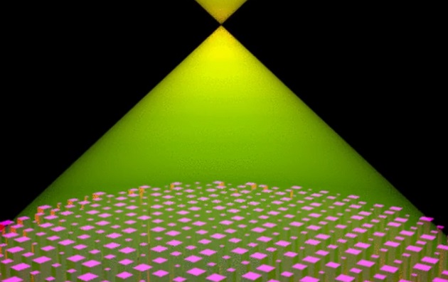 A metalencsék sima felületű nanorészecskéket használnak a fény fókuszálására