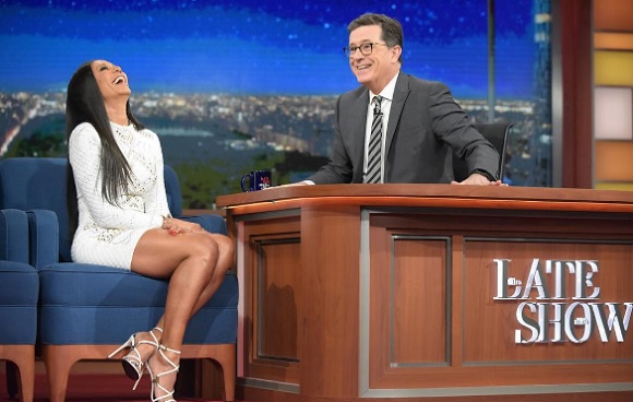 Melanie Brown a Late Show vendégeként