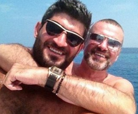 Fadi fawaz (elöl) és George Michael 
