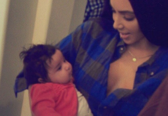 Kim Kardashian és a kisfia, Saint - a sztár még egy babára vágyik