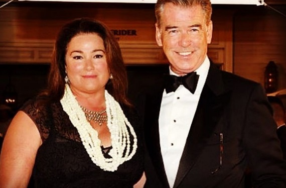 Pierce Brosnan a feleségével, Keely Shaye Smith-szel