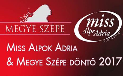 16 fiatal lány a Miss Alpok Adria döntőjében