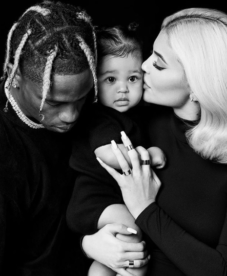 Travis Scott, Kylie Jenner és a kislányuk