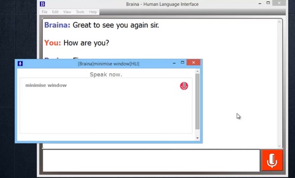 A Braina mesters&eacute;ges intelligencia szoftver sz&aacute;mos feladatban seg&iacute;t