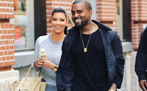 Kanye Westet óva intették Kim Kardashiantől