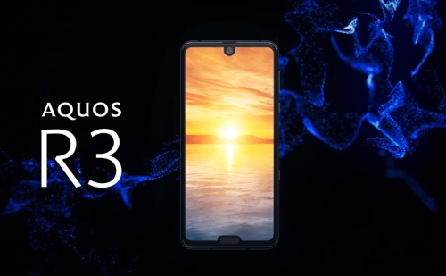 120Hz-es IGZO-képernyővel és dupla notch-csal látott napvilágot a Sharp AQUOS R3 okostelefon