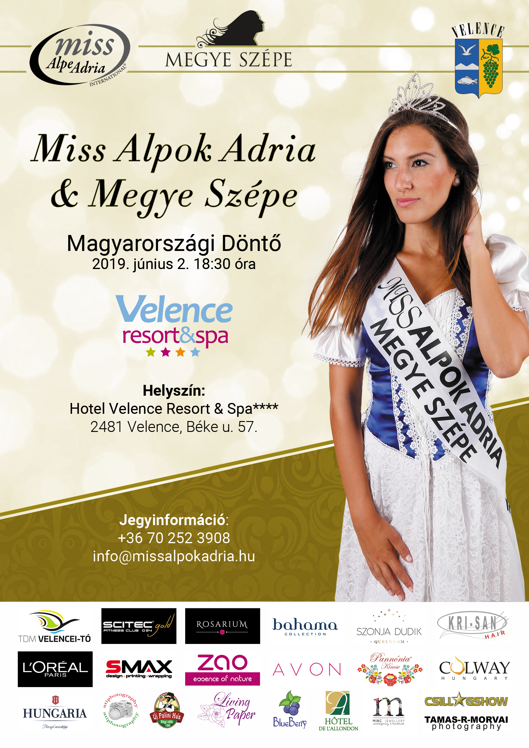 Miss Alpok Adria & Megye Szépe 2019