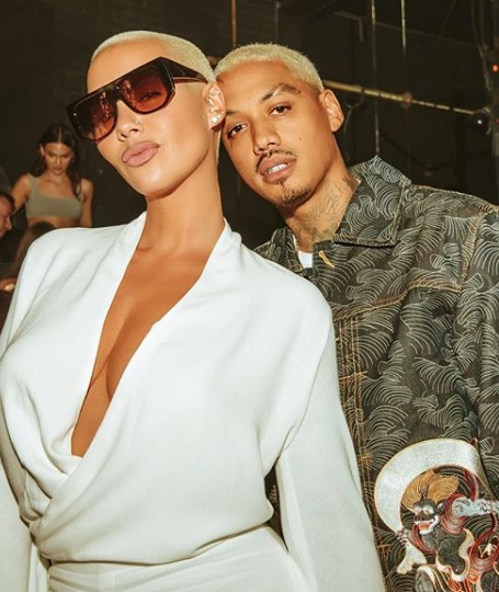 Amber Rose és párja, Alexander Edwards