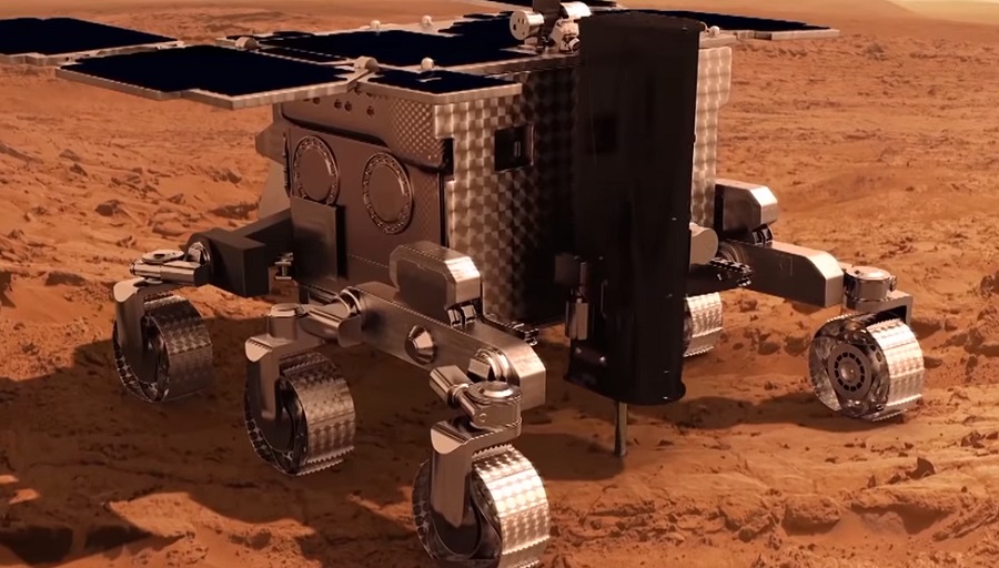Az ExoMars űrszonda robotjai a Marson