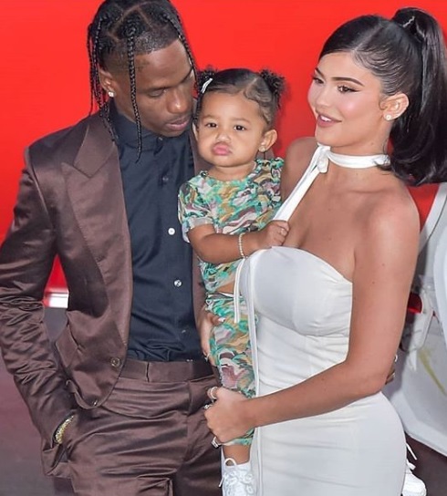 Travis Scott, Stormi és Kylie Jenner