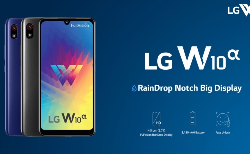 Mesterséges intelligencia alapú kameraeffekteket használ az LG W10 Alpha okostelefon