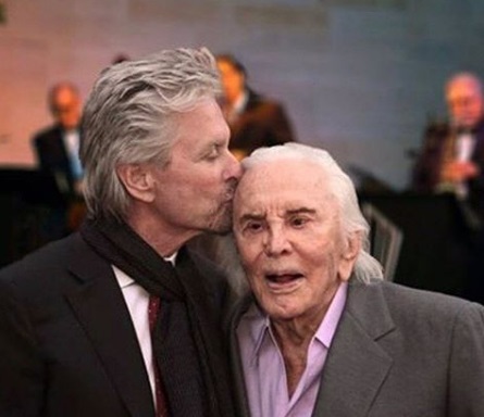 Michael Douglas és Kirk Douglas