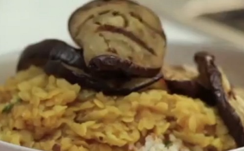 Egészséges és ízletes fogás: padlizsán és articsóka rizs