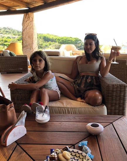 Kourtney Kardashian és lánya, Penelope