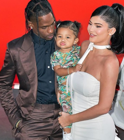 Travis Scott, Stormi és Kylie Jenner