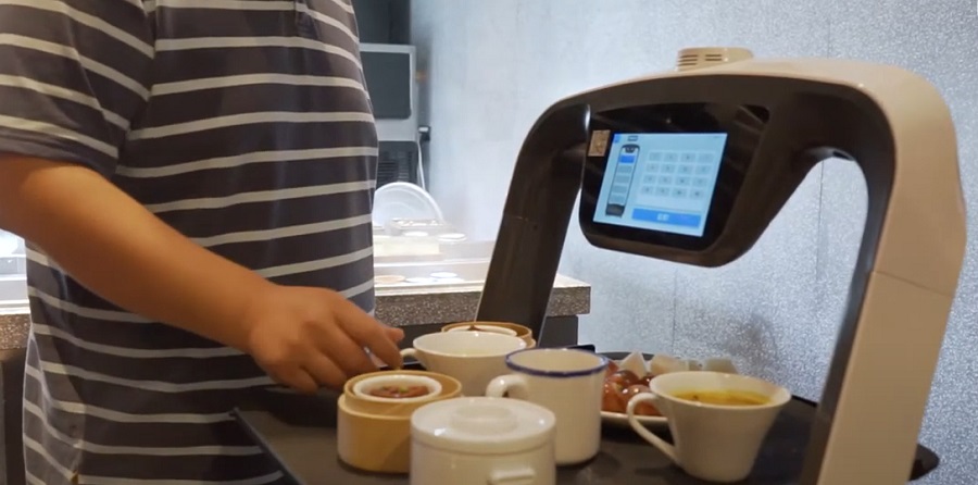 A Pudu szolgáltató robotjait kitűnően lehet használni éttermekben, kórházakban