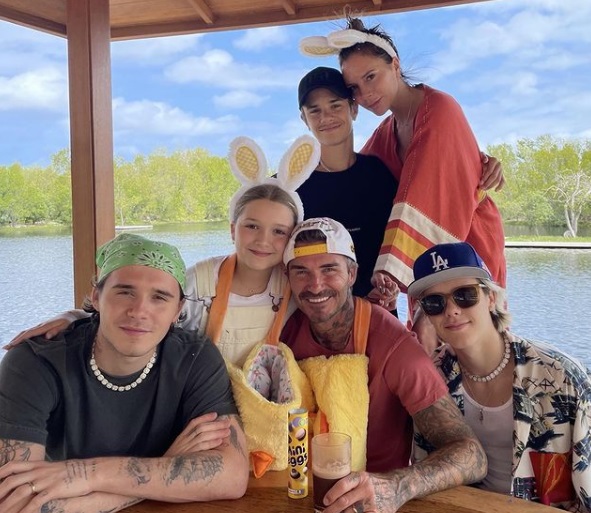 A Beckham-család Miamiban 