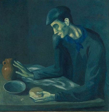 Picasso Vak ember élete című képe