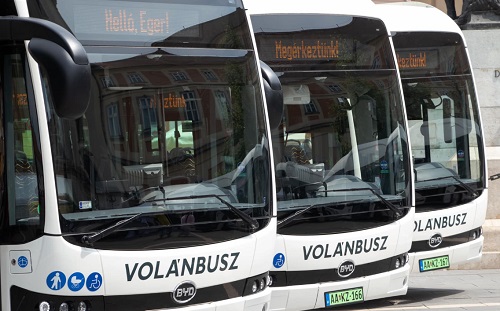 Zöldülő város - Új, elektromos buszok közlekednek Egerben