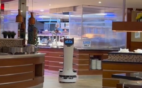 Kína tarol a vendéglátós robotokkal