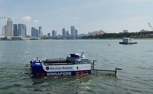 Mesterséges intelligencia - Szingapúr vizein önjáró robot dolgozik
