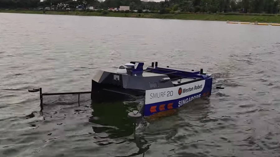 Mesterséges intelligencia - Szingapúr vizein önjáró robot dolgozik