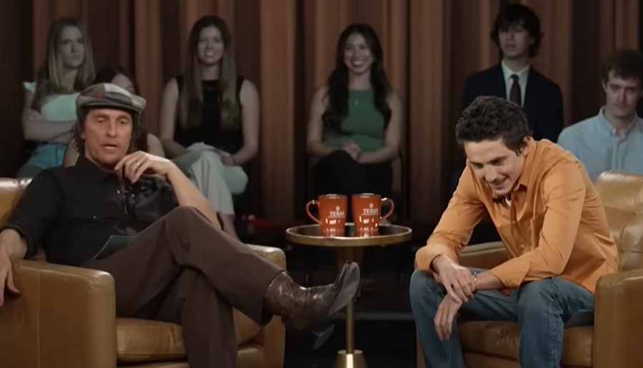 Matthew Mcconaughey &eacute;s Timoth&eacute;e Chalamet a mesters&eacute;ges intelligenci&aacute;r&oacute;l besz&eacute;lgetett