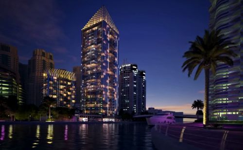 Dubai új csodája: Sparkle Towers, a Swarovski kristályokkal díszített toronyház-együttes